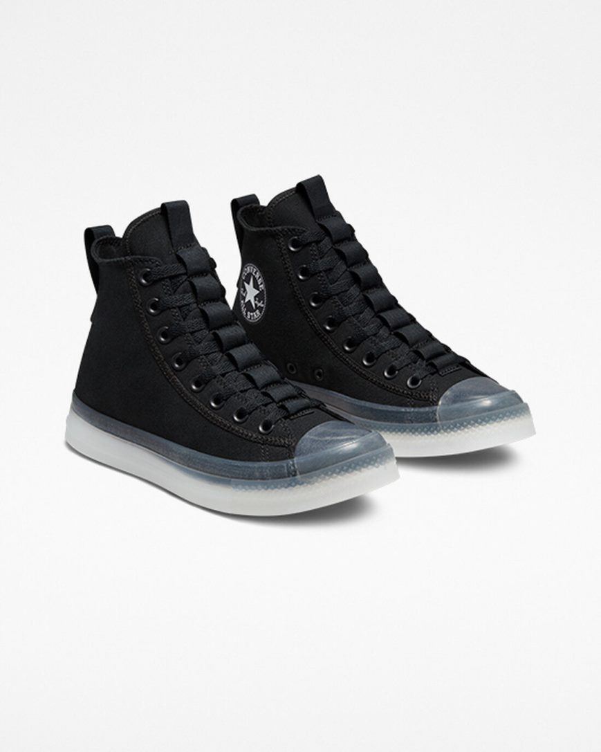 Tenisi Inalti Barbati Converse Chuck Taylor All Star CX Explore Negrii Albi | RO 0RCDG169